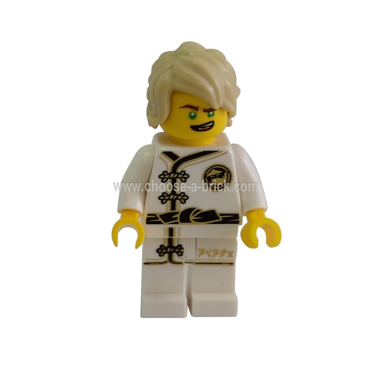 Lloyd - White Wu-Cru Training Gi,weapon - LEGO Minifigure Ninjago