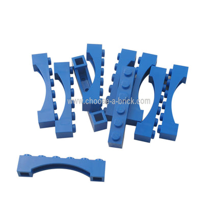 LEGO Part Arch 1 x 6 Raised Arch - Dark Blue - lego92950dbluenew