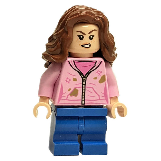 Hermione Granger - Hellrosa Jacke mit Flecken, Geschlossener / Entschlossener Mund 
<p><a href="https://www.choose-a-brick.de/collections/castle-minifiguren">Weitere LEGO Ritter Minifiguren finden Sie hier</a></p>