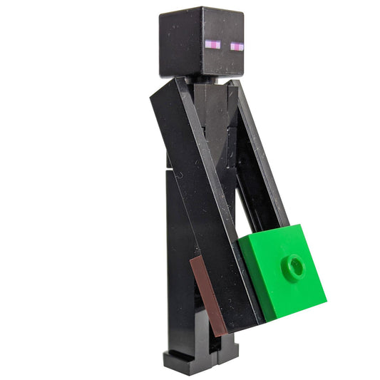 Enderman - Rötlich brauner Block mit grünem Oberteil