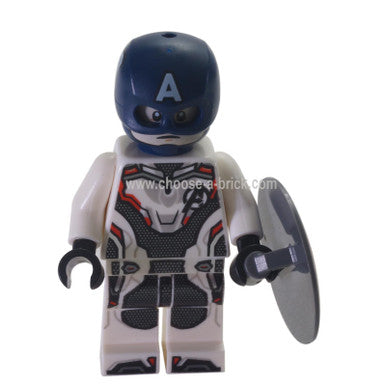 Captain America - Weißer Overall, Helm 