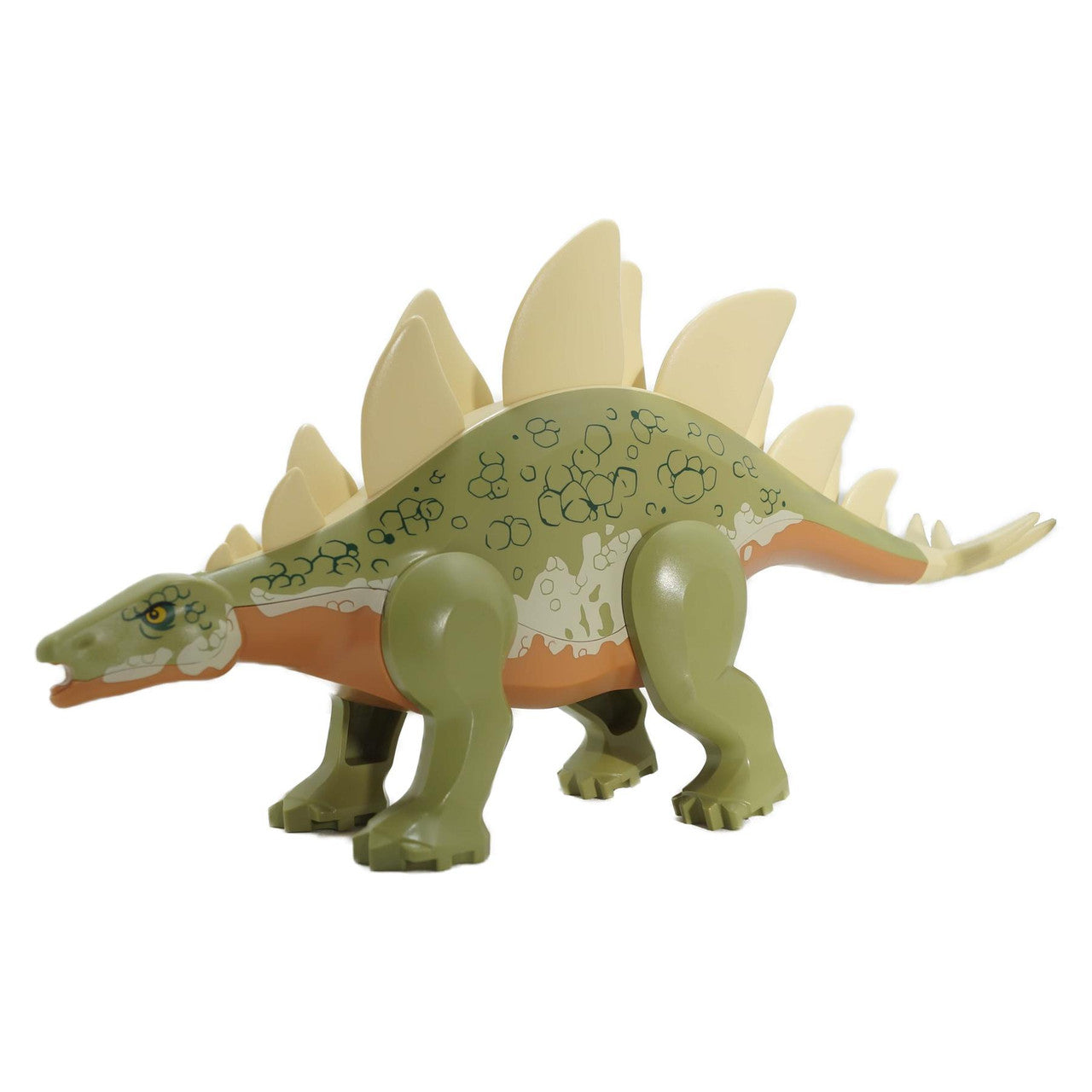 Dinosaur Stegosaurus with Tan Plates and Thagomizer