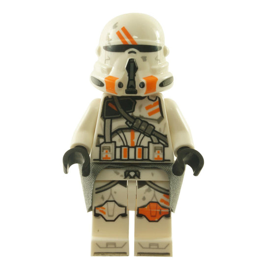 LEGO Minifigure Airborne Clone Trooper - Detailed Legs Pattern - Front View.