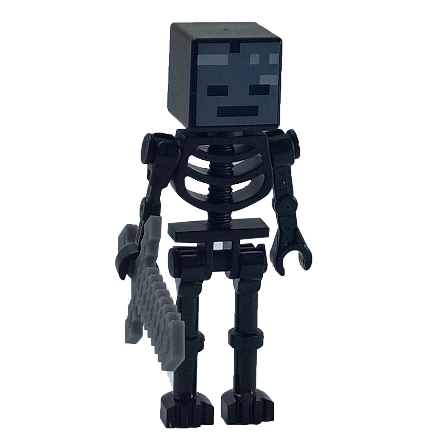 LEGO® Wither Skeleton minifigure from Minecraft set 21154 The Blaze Bridge with stone sword