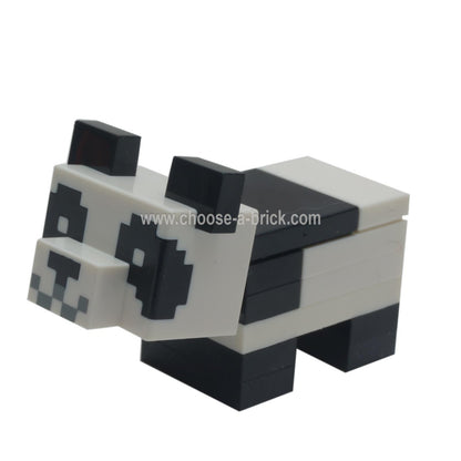 LEGO Minecraft baby panda - brick built