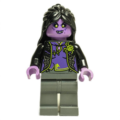 Spinnenkönigin - Schwarzes Haar, dunkelblaugraue Beine 
<p><a href="https://www.choose-a-brick.de/collections/castle-minifiguren">LEGO Castle Figuren – sehen Sie sich unsere Sammlung an!</a></p>