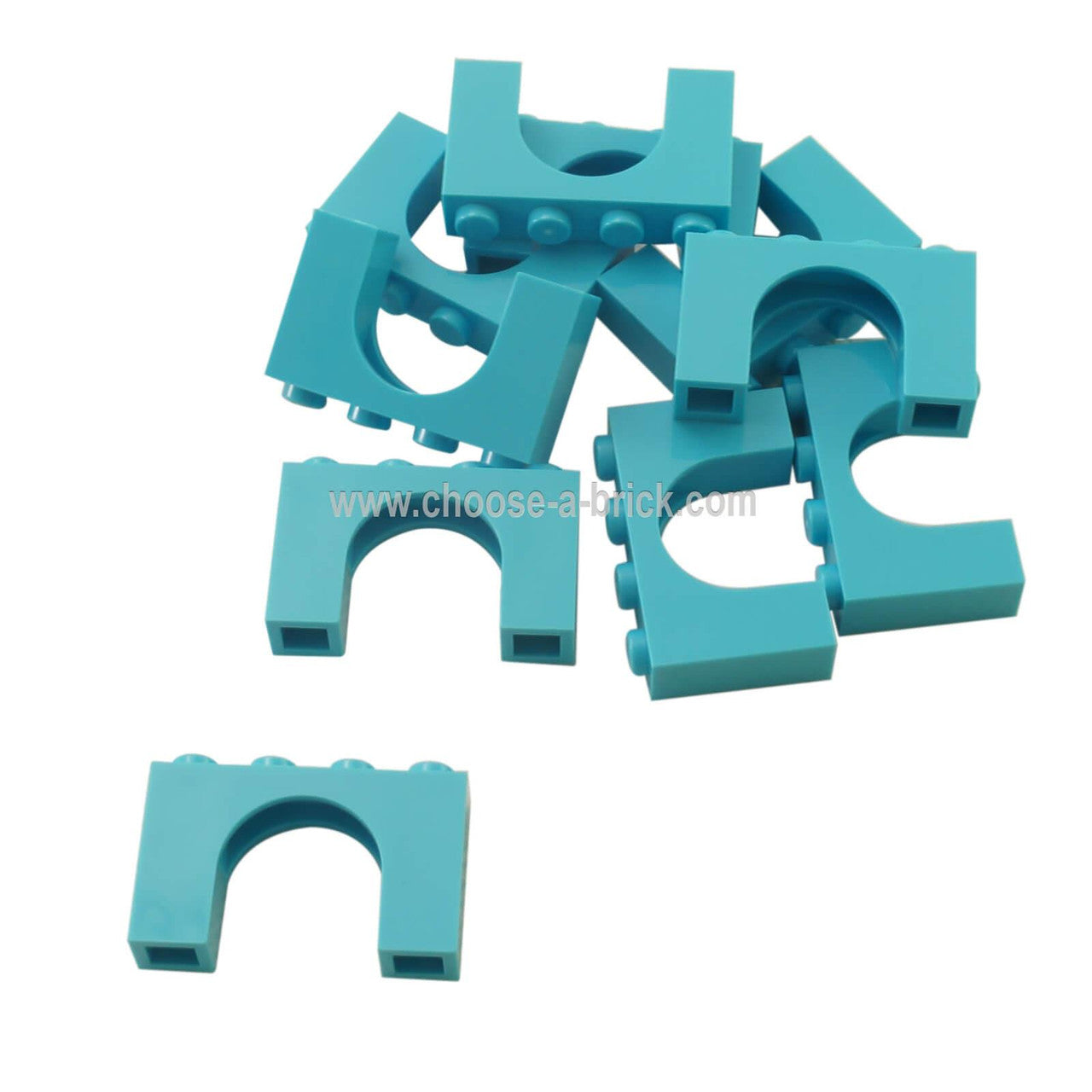 LEGO Part Arch 1 x 4 x 2 - Blue - lego6182bluenew